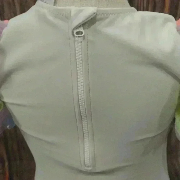 Unicorn One Piece Ruffle Swimsuit - Picture 4 of 6